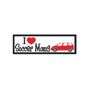    Flexible Bumper Magnet   I Heart Soccer Moms 