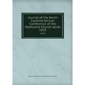   Conference of the Methodist Church serial. 1959 Methodist Church (U.S