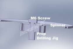   1x prop drilling jig 1x m6 screw 1x 5 2mm high quality drill bit
