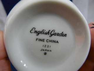 FINE CHINA OF JAPAN ENGLISH GARDEN CUP & SAUCER  