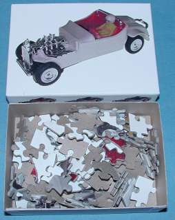 White 148 O Gauge Slot Car Jigsaw Puzzle Stock Number 1958R Contents