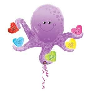    Valentine Balloon   Candy Hearts Octopus Super Toys & Games