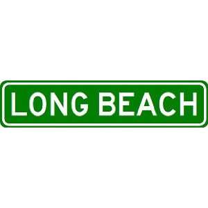 LONG BEACH City Limit Sign   High Quality Aluminum  Sports 