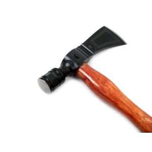  Dark Blade Hammer Head Throwing Battle Axe Wood Handle 