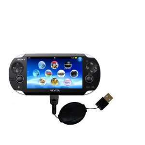  Retractable USB Cable for the Sony Playstation Vita with 