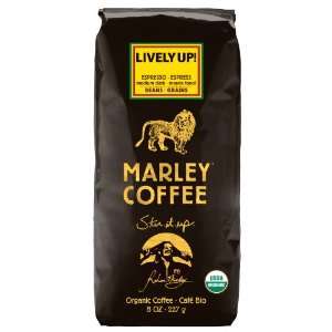   Bean, Lively Up Espresso, 8 Ounce  Grocery & Gourmet Food