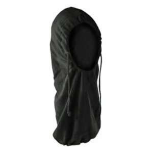  Solid Black Fleece Clench Front Balaclava Sports 