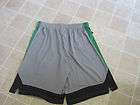 Athletech Gray/Green/Black Basketball Shorts LARGE New with Tags