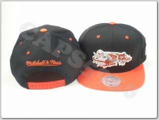 Cincinnati Bengals Adjustable Snapback Hat Mitchell and Ness Cap Black 