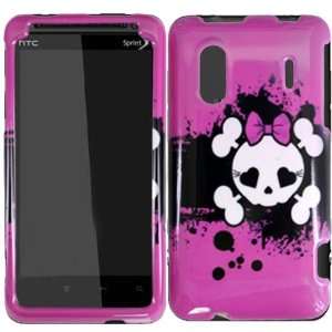  Pink Skull Hard Case Cover for US Cellular HTC Hero S 