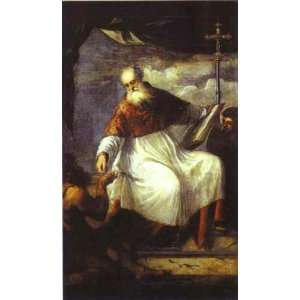   Titian   Tiziano Vecelli   32 x 54 inches   St. John the Alms Giver
