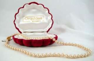 Orquidea Majorca Simulated Pearl Single Strand Necklace  