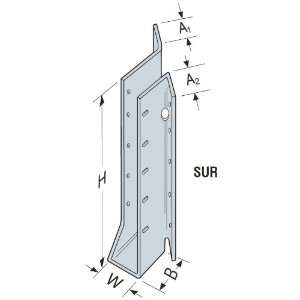   Strong Tie SUR410 4 x 10 Face Mount Joist Hanger Skewed 45° Right