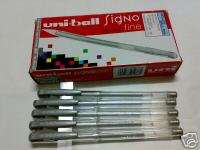 10pcs silver UNI BALL Signo UM 100 0.8mm roller gel pen  