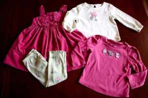 Gymboree Girls Classroom Kitty Dress Top Set Clothes Fall 18 24 Lot 