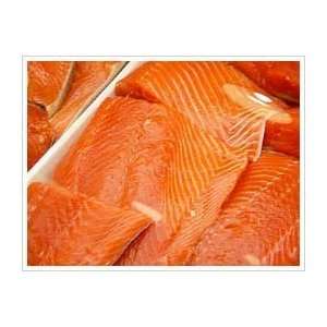 4lbs Wild Coho (Silver) Salmon 4/6oz Grocery & Gourmet Food