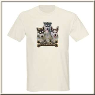 Siberian Husky Puppy Dog Bone T Shirt S XL,2X,3X,4X,5X  