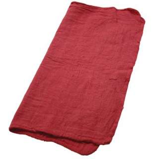 1000 INDUSTRIAL SHOP RAGS / CLEANING TOWELS RED  
