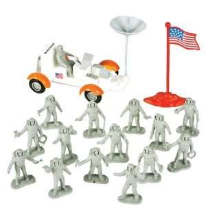   set with Moon Buggy, Flag, and 1.9 inch Figures (48mm) Toys & Games