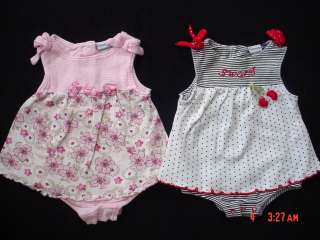   Newborn 0 3 3 6 months SPRING SUMMER USED CLOTHES LOT OUTIFTS  