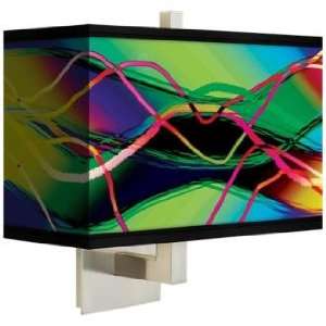  Colors in Motion (Light) Rectangular Giclee Shade Wall 