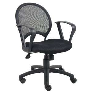 Boss B6217 Mesh Chair with Loop Arms: Furniture & Decor