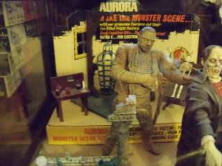 Original Aurora Monster Scenes Store Display, Vintage, with Shipping 