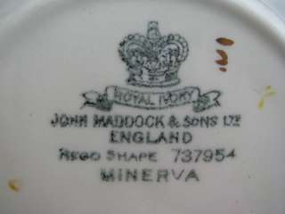 John Maddock & Sons UK Minerva Soup Bowl Rego Shape  