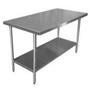  16 Gauge Stainless Steel Commercial Work Table 24 x 96 