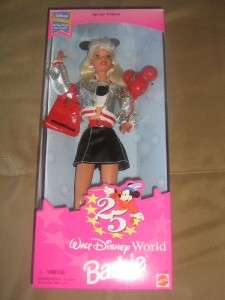 Barbie Doll 25th Anniversary Walt Disney World Special Edition NIB 