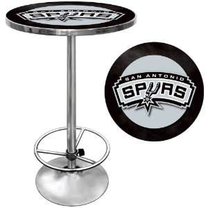    SAS   San Antonio Spurs NBA Chrome Pub Table: Sports & Outdoors