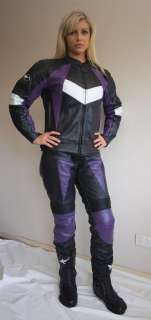 Shark Motorcycle Ladies Leather Pants CE Approved 8 24  