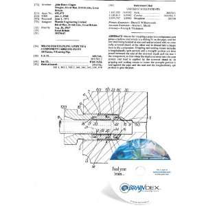  NEW Patent CD for MEANS FOR COUPLING A PIPE TO A COMPONENT 