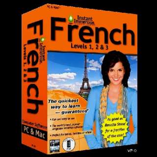   to Speak FRENCH Language Levels 1, 2 & 3 NEW PC MAC Instant Immersion