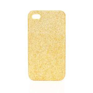  Shimmery Gold Dust Glittery Hard Cover Cell Phone Case for 