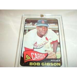  1965 Topps BOB GIBSON #320 St. Louis Cardinals Everything 