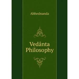  VedÃ¢nta Philosophy Abhednanda Books