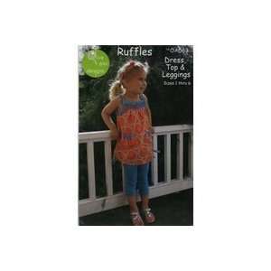 Ruffles Dress Top and Leggings Pattern by Olive Ann Designs Pattern