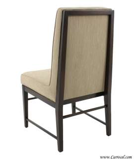 Set of 6 Vintage Modern Fully Upholstered Dining Side Chairs  