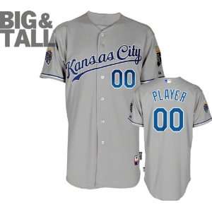  City Royals Jersey: Big & Tall Any Player Road Grey Authentic Cool 