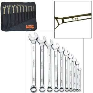   Quality Bahco by Snap On 837010 10 pc Combination Wrench Set w/Pouch