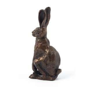    Paul Jenkins   Alert Hare   Solid Bronze Sculpture
