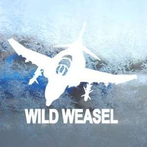 F 4 Phantom II Wild Weasel White Decal Window White 