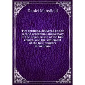   settlement of the first minister in Wenham Daniel Mansfield Books