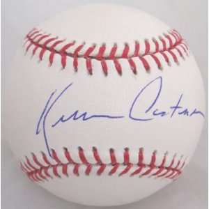 Kevin Costner Signed RARE Official ML Baseball JSA   Sports 