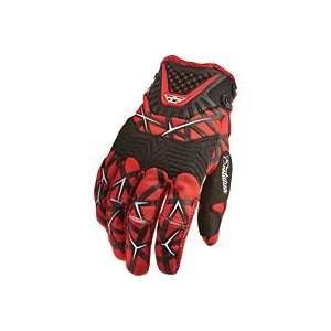  2011 FLY RACING EVOLUTION GLOVES (XX LARGE) (RED/BLACK 