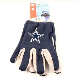  Dallas Cowboys Sport Gamdeday 2Tone Grip Gloves: Sports 