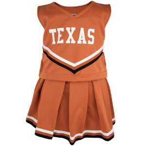   Burnt Orange Infant 2 Piece Cheerleader Dress