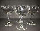 vintage coupe manhattan cordial port sherry glasses expedited shipping 