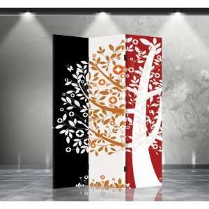  Double Sided Canvas Screen Room Divider   Money Tree